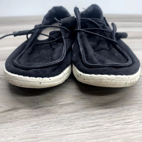 Hey Dude Wendy L Black Lightweight Casual Comfortable Slip On Shoes Size 7 - Picture 5 of 10